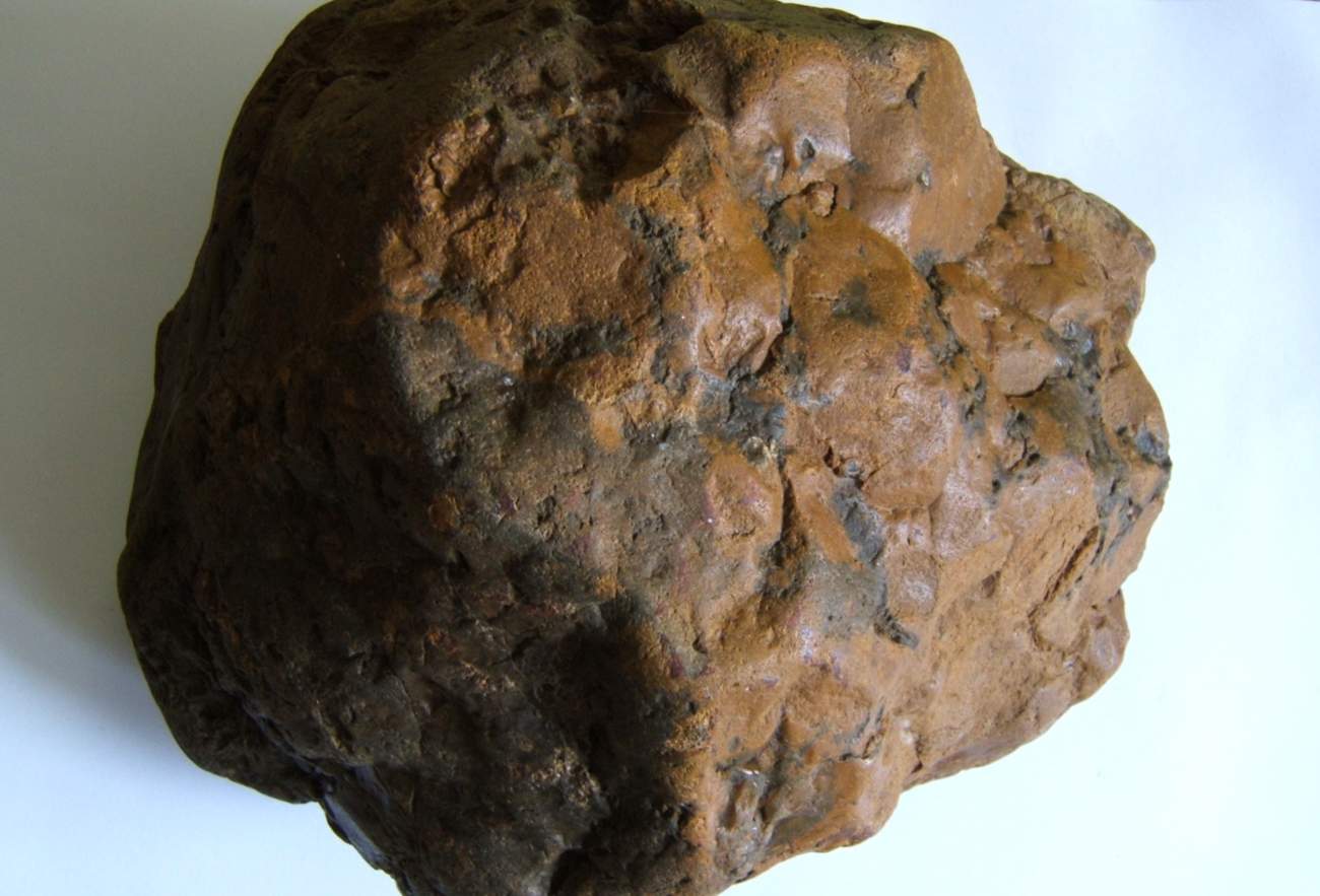 Abb. 10 Jaspis mit Profil eines Neandertalers, Fundort bei Dřevohostice, L 24 cm, H 21 cm, 7,8 kg.