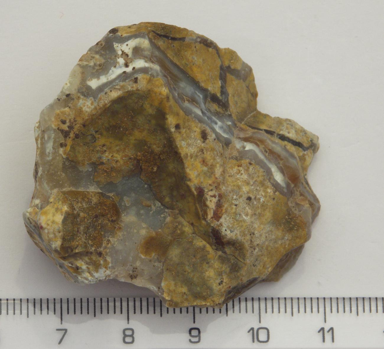Abb. 1 Jaspis (4,9 x 4,1 x 2,1 cm).